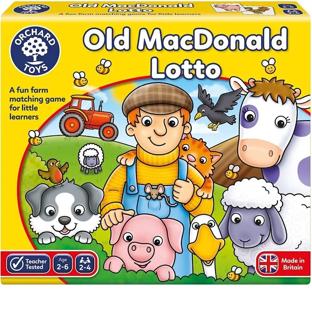 Orchard Toys Game - Old MacDonald Lotto