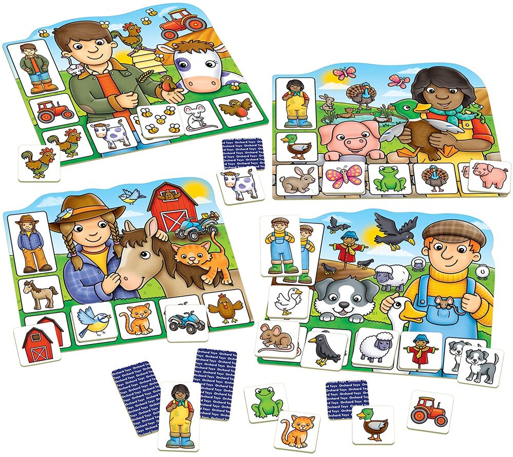 Orchard Toys Game - Old MacDonald Lotto