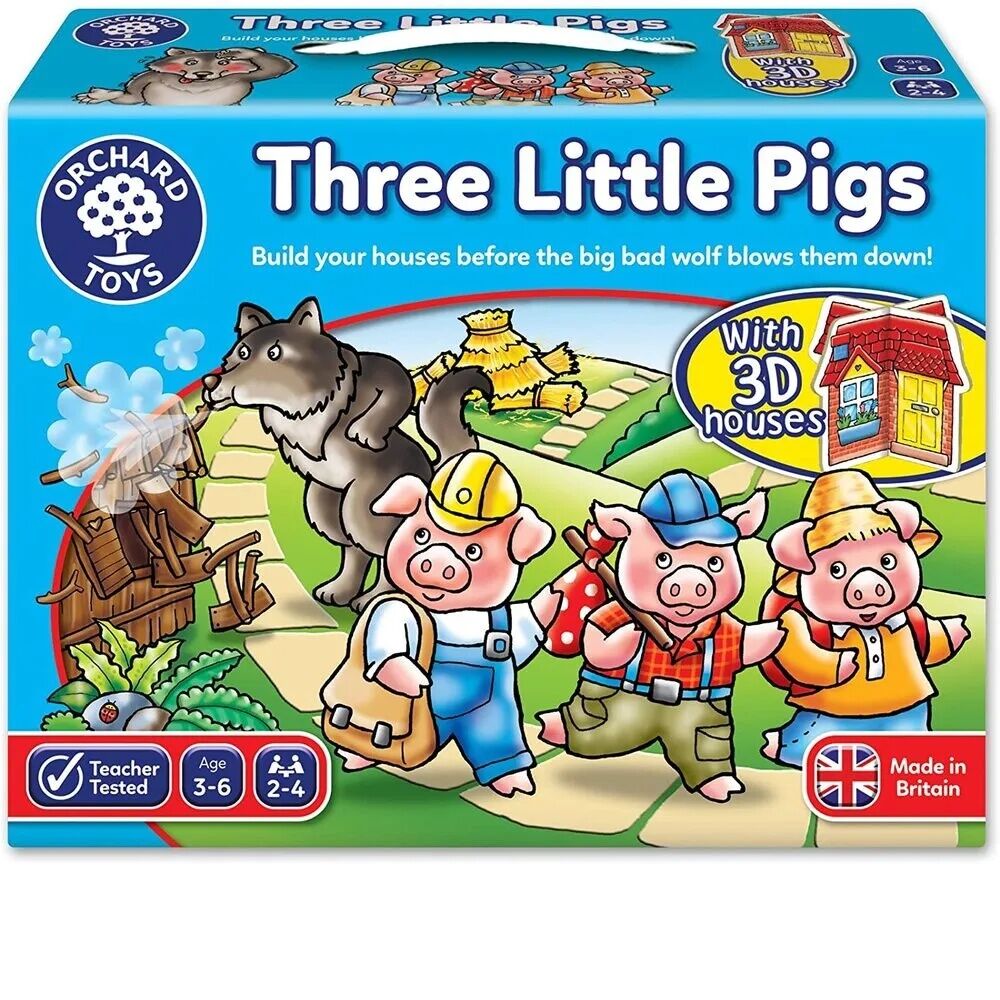 Orchard Toys Game - Three Little Pigs
