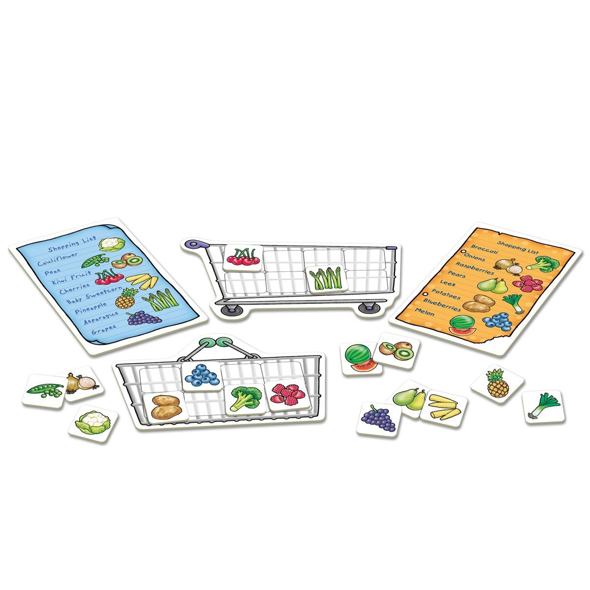 Orchard Toys Game - Shopping List Extras Fruit & Veg