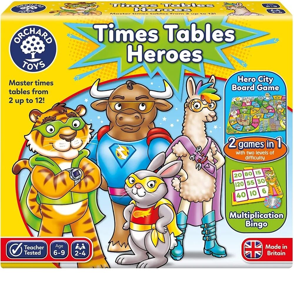 Orchard Toys Game - Times Tables Heroes