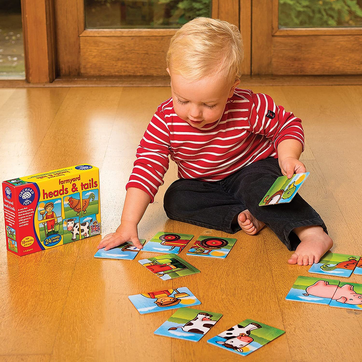 Orchard Toys Game - Farmyard Heads and Tails