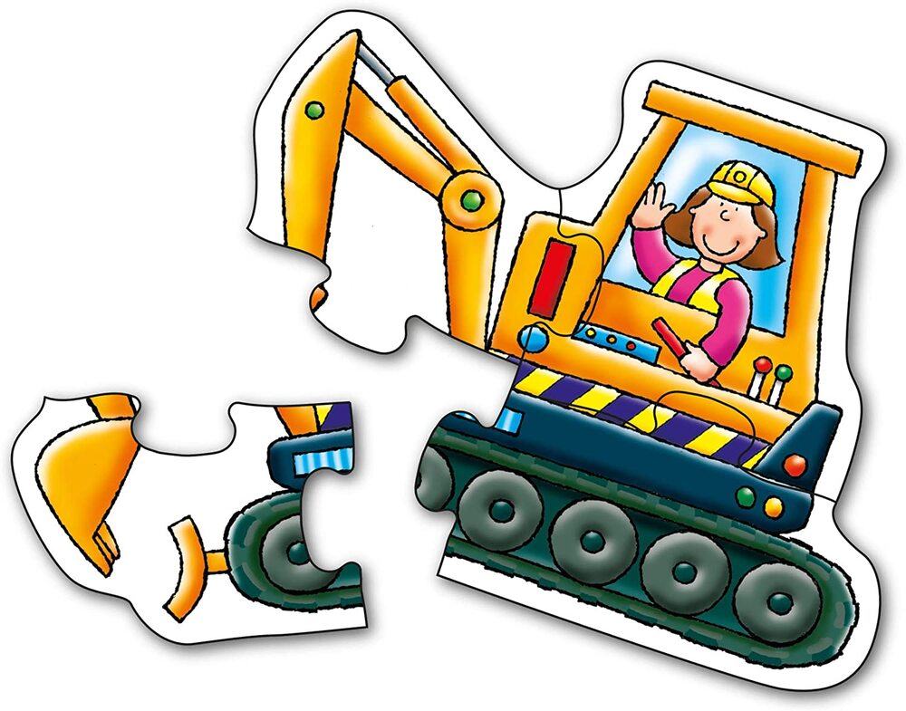 Orchard Toys Jigsaw Puzzle - Big Wheels 4pc & 8pc