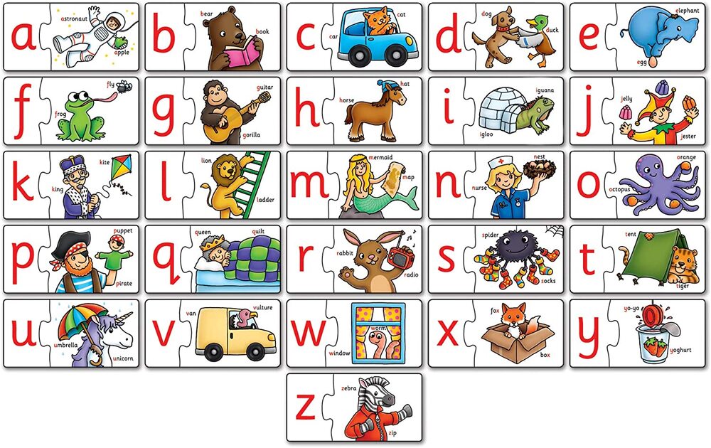 Orchard Toys Jigsaw Puzzle - Alphabet Match 26x 2pc