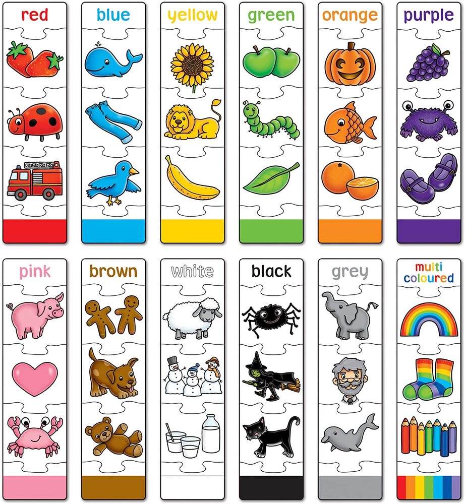 Orchard Toys Jigsaw Puzzle - Colour Match 12x 5pc