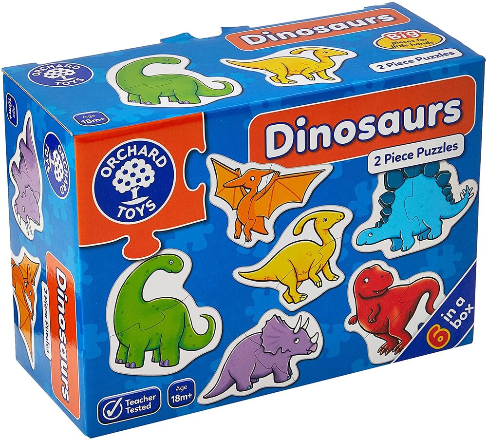 Orchard Toys Jigsaw Puzzle - Dinosaur 6 x 2pc