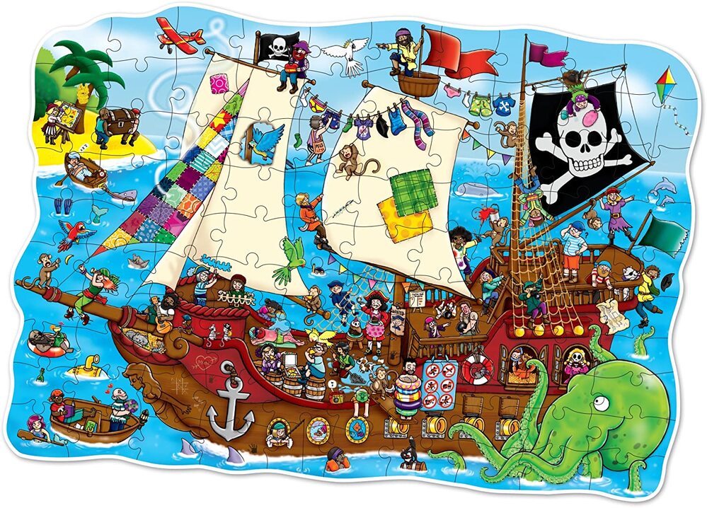 Orchard Toys Jigsaw Puzzle - Pirate Ship 100pc