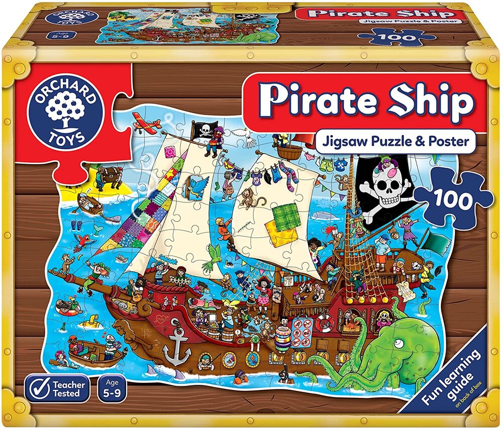 Orchard Toys Jigsaw Puzzle - Pirate Ship 100pc