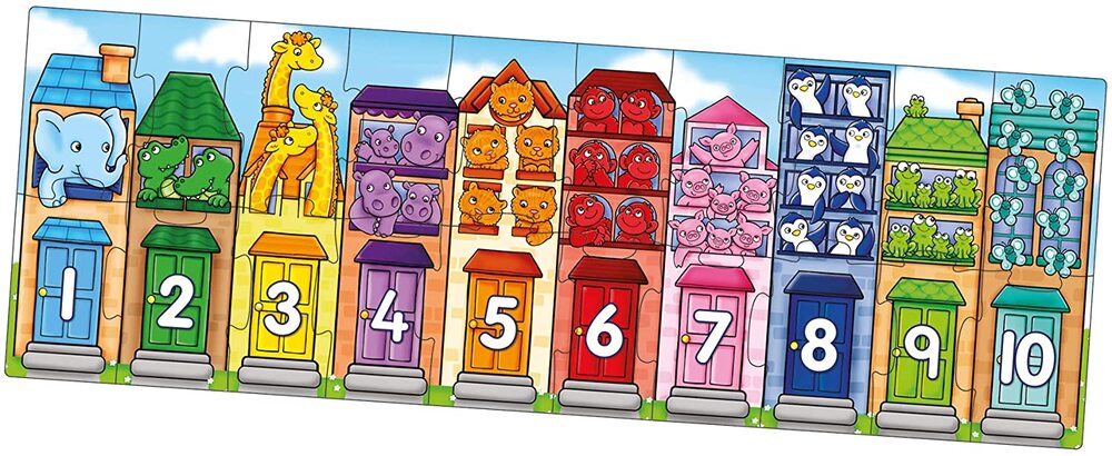Orchard Toys Jigsaw Puzzle - Number Street 20pc
