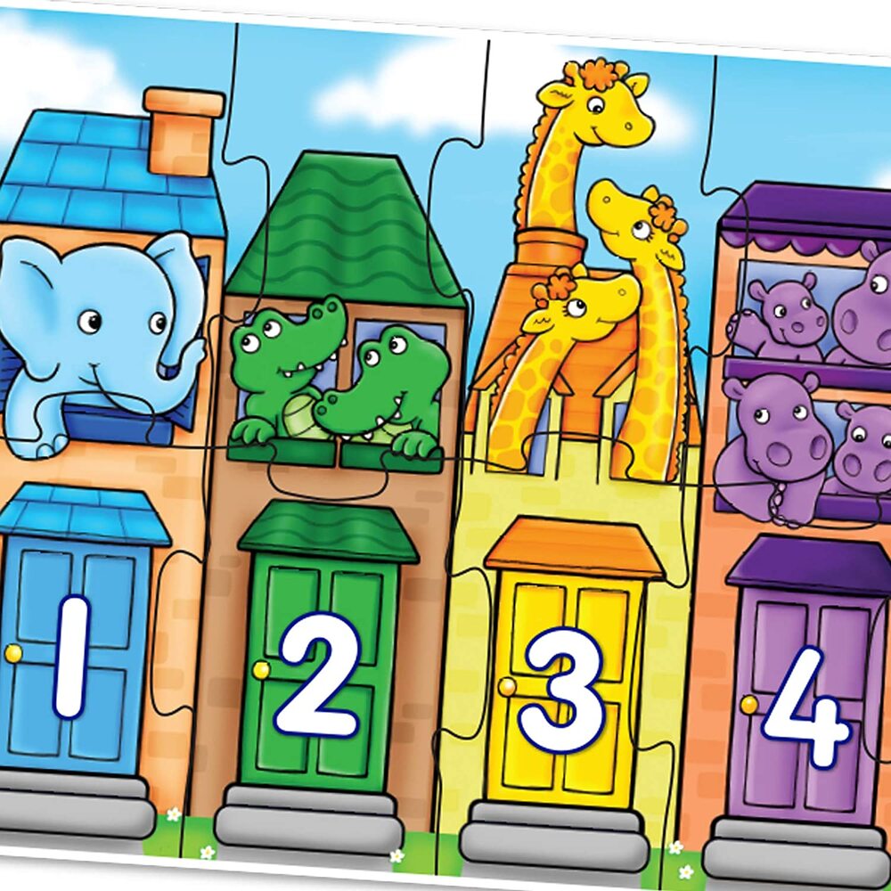 Orchard Toys Jigsaw Puzzle - Number Street 20pc