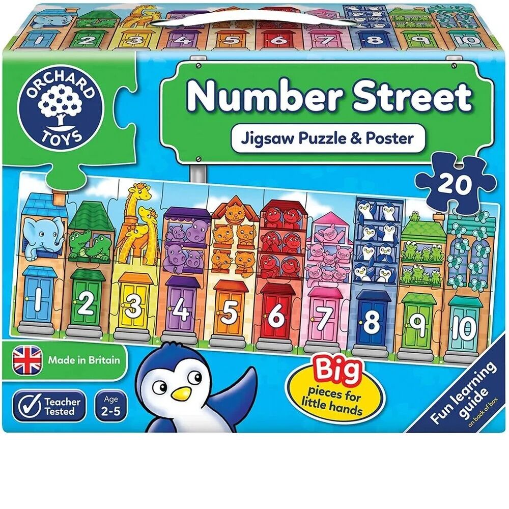 Orchard Toys Jigsaw Puzzle - Number Street 20pc