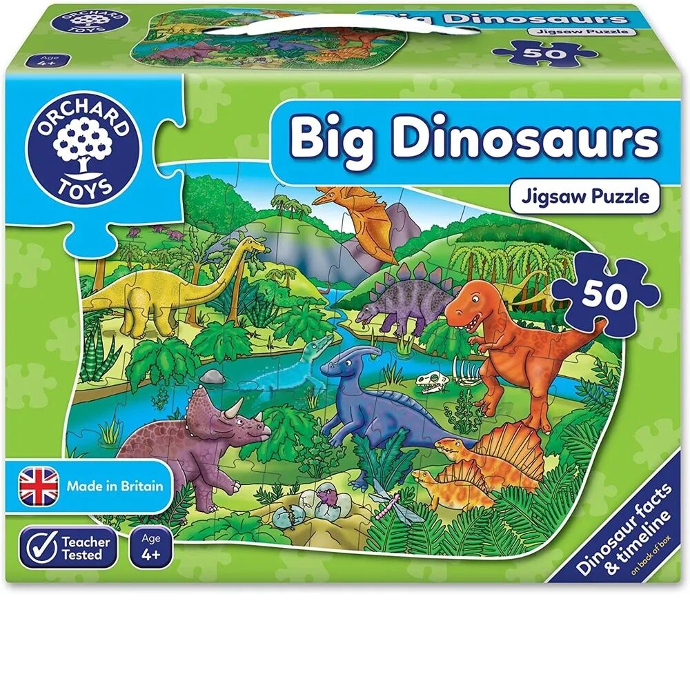 Orchard Toys Jigsaw Puzzle - Big Dinosaur Shaped 50pc
