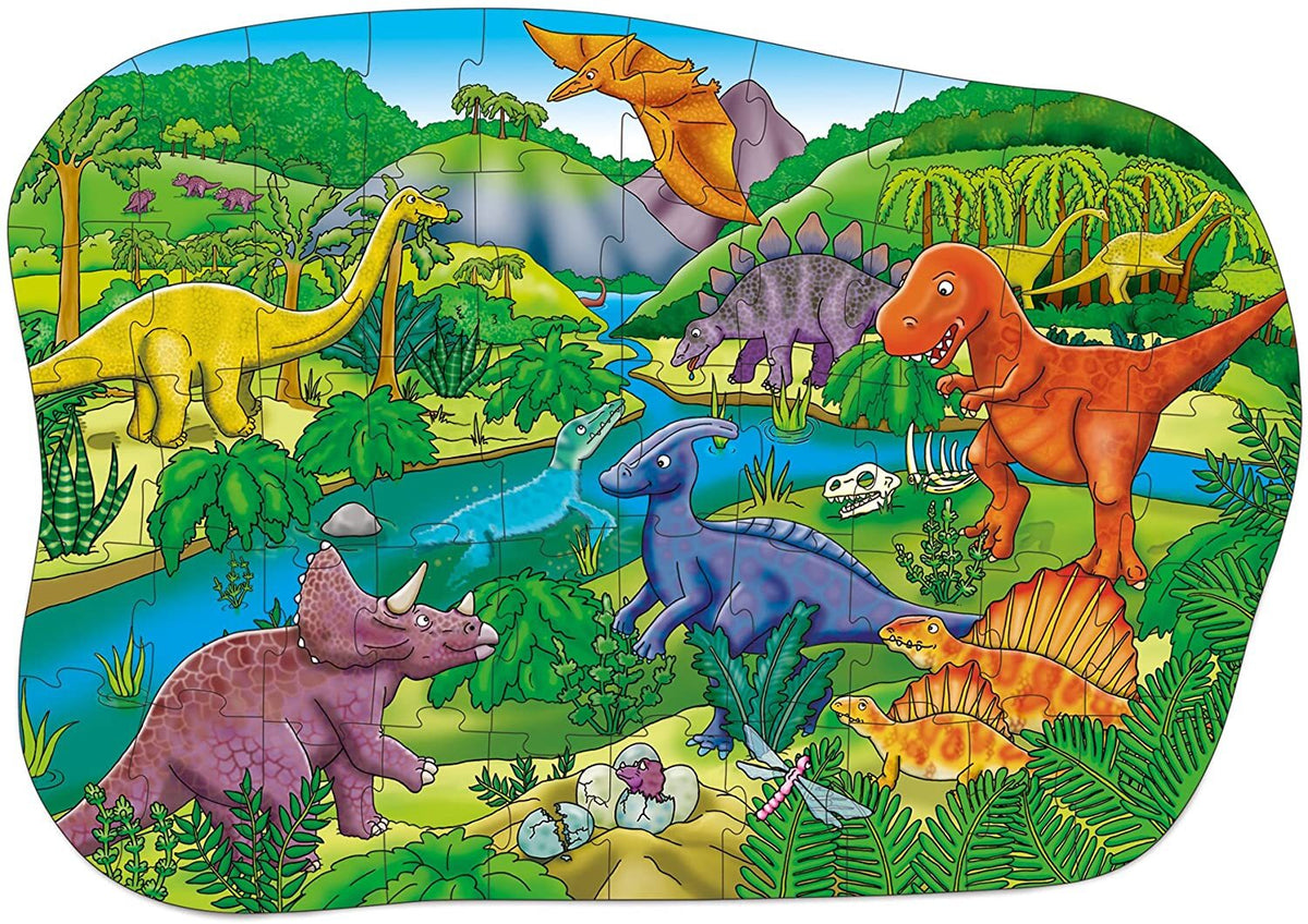 Orchard Toys Jigsaw Puzzle - Big Dinosaur Shaped 50pc