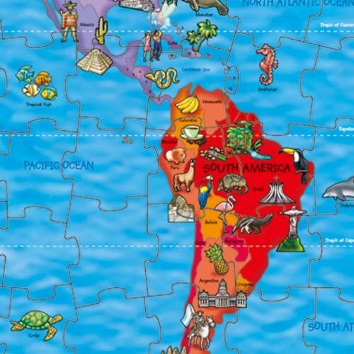 Orchard Toys Jigsaw Puzzle - World Map 150pc with Poster