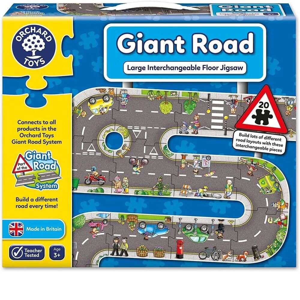 Orchard Toys Jigsaw Puzzle - Giant Road 20pc