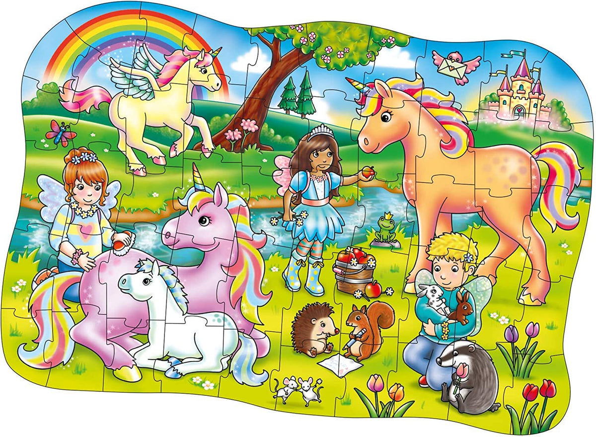 Orchard Toys Jigsaw Puzzle - Unicorn Friends 50pc with Poster
