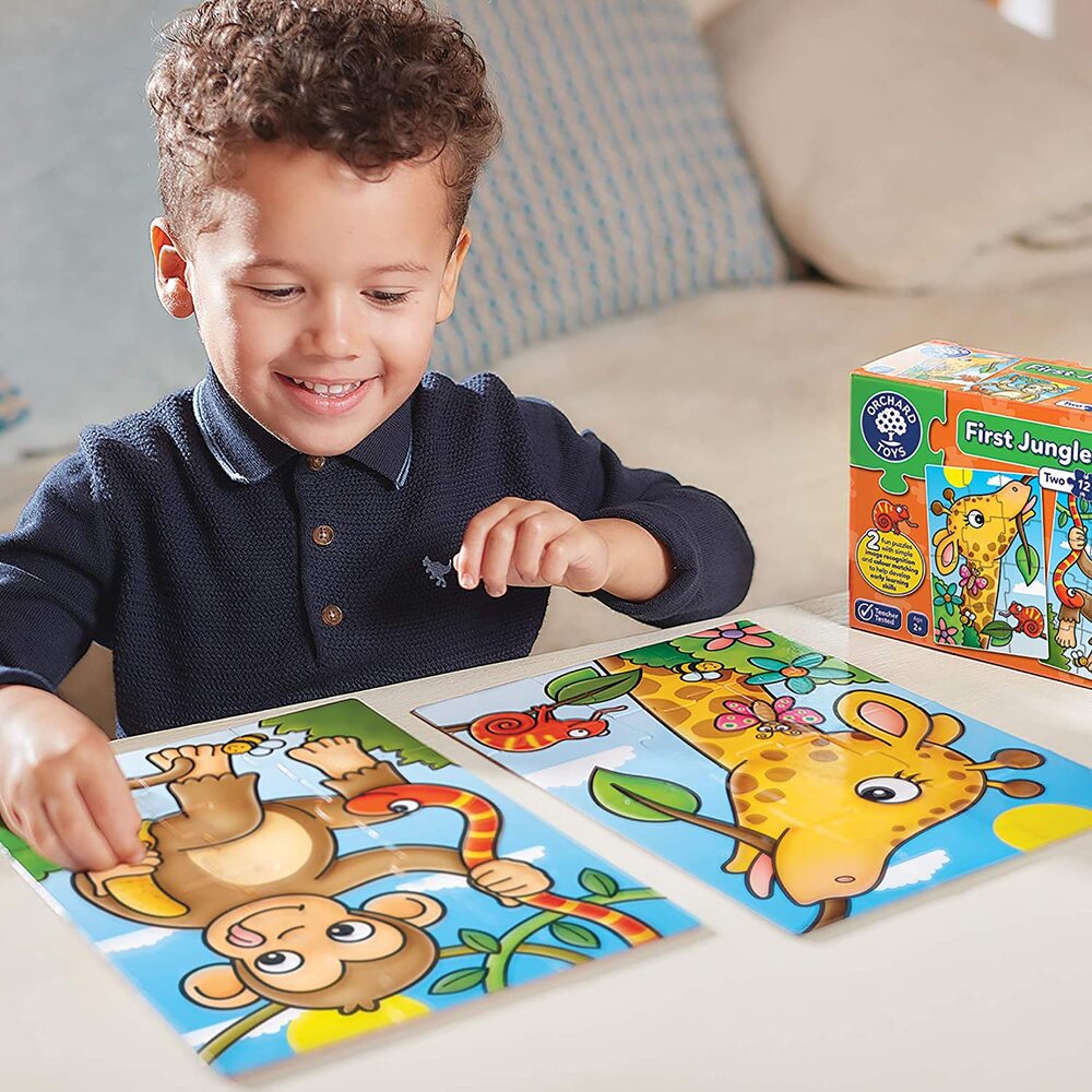 Orchard Toys Jigsaw Puzzle - First Jungle Friends 2x 12pc