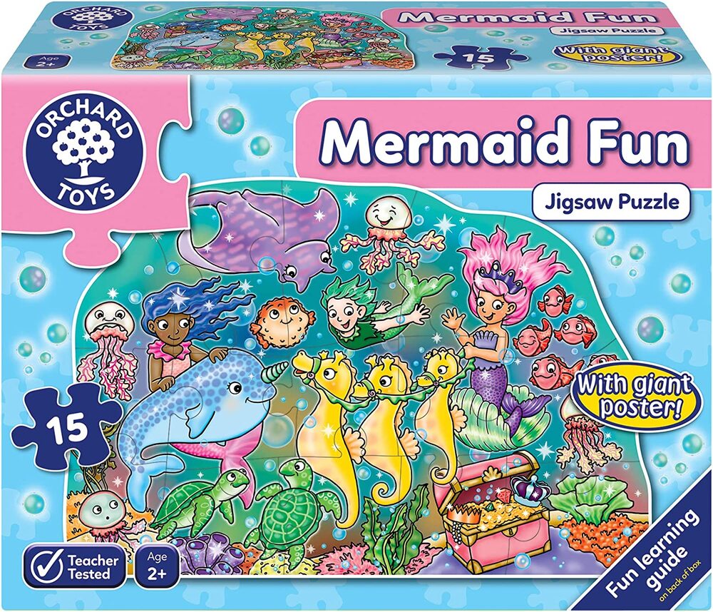Orchard Toys Jigsaw Puzzle - Mermaid Fun 15pc