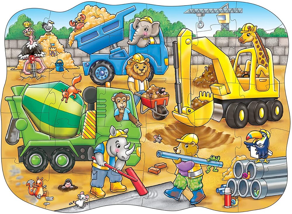 Orchard Toys Jigsaw Puzzle - Busy Builders 30pc