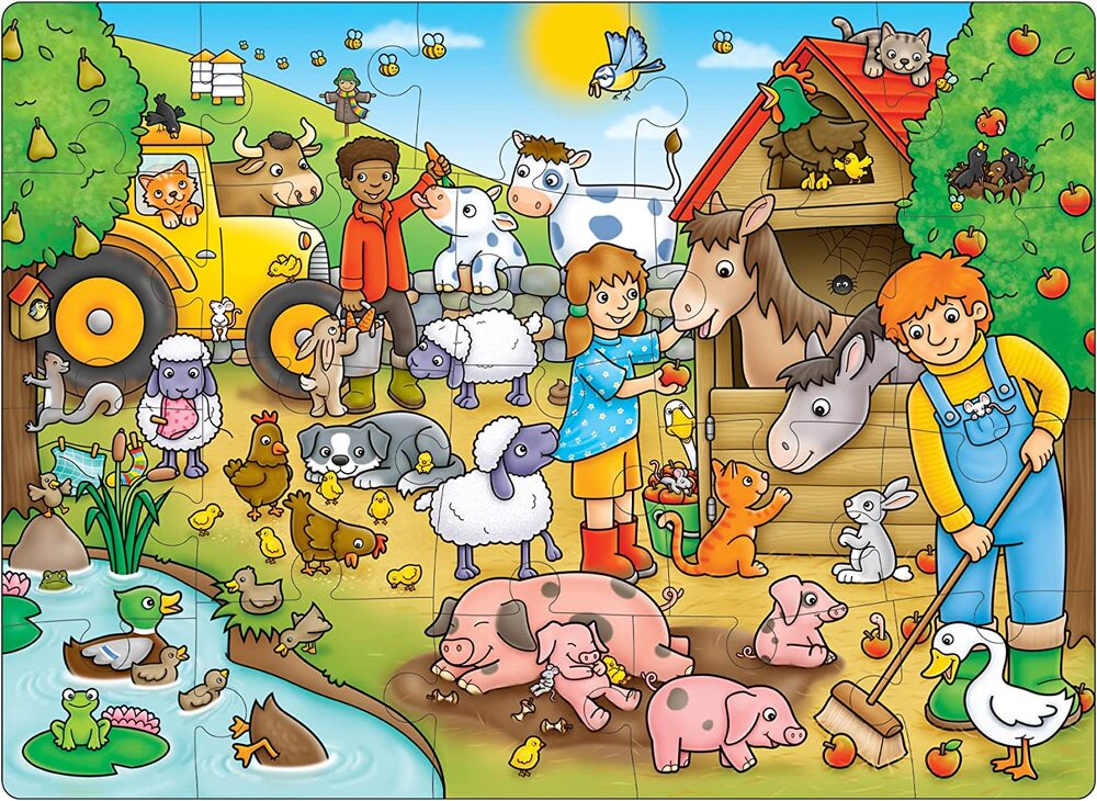 Orchard Toys Jigsaw Puzzle - Who's On The Farm 20pc