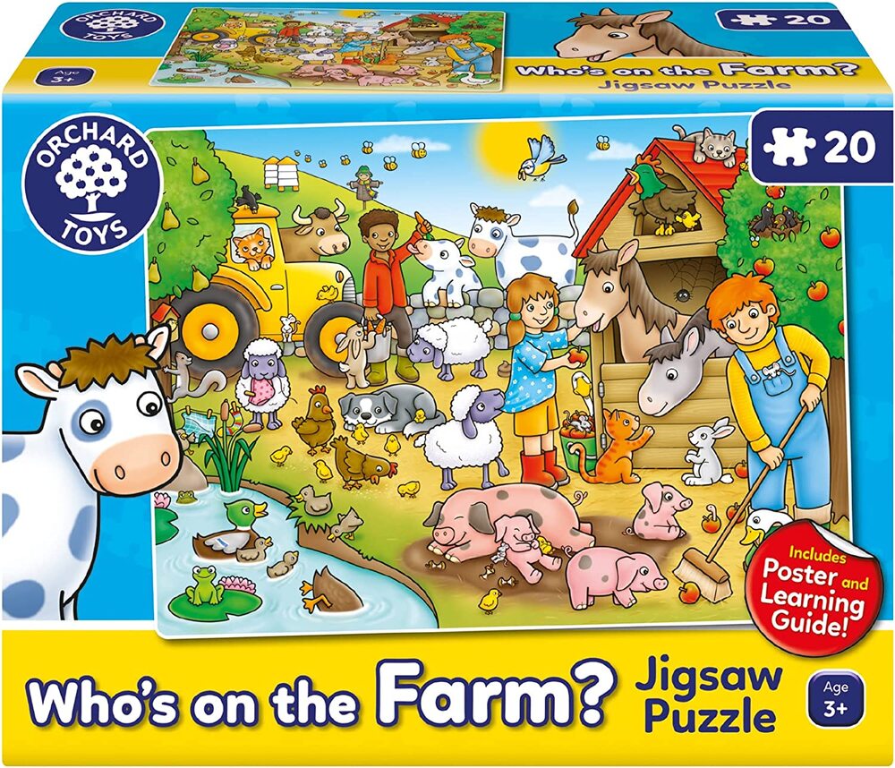 Orchard Toys Jigsaw Puzzle - Who's On The Farm 20pc