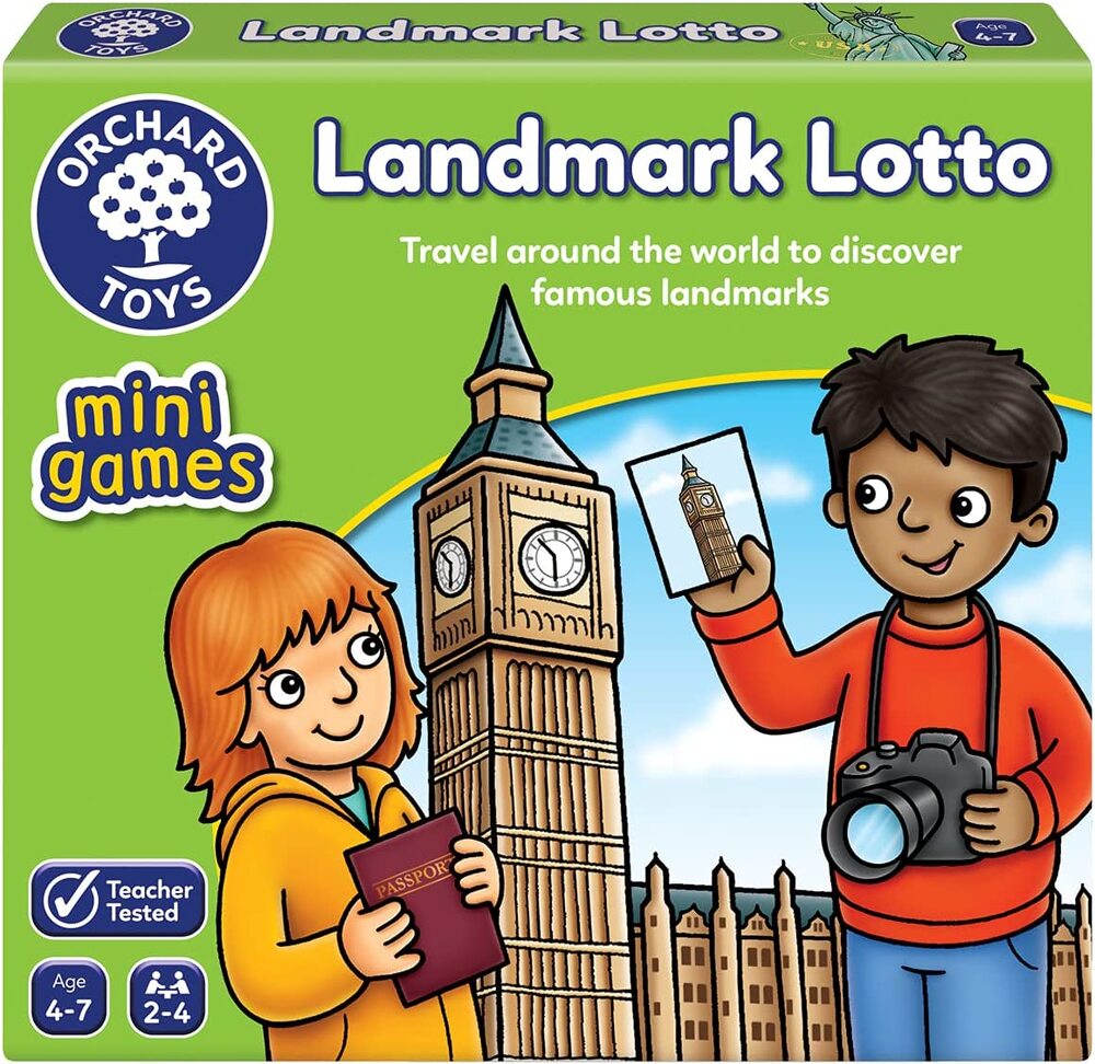 Orchard Toys Mini Game - Landmark Lotto