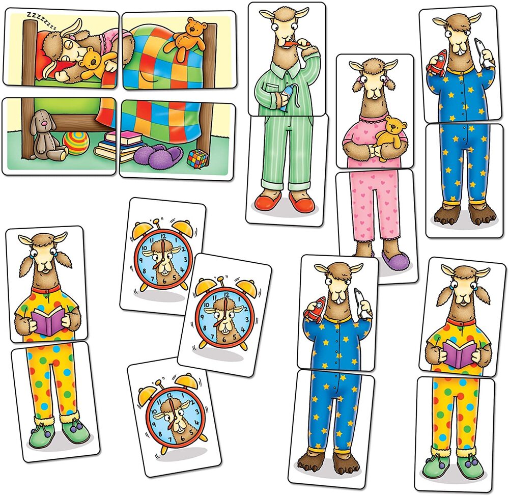 Orchard Toys Mini Game - Llamas in Pyjamas