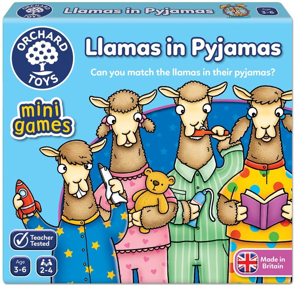 Orchard Toys Mini Game - Llamas in Pyjamas