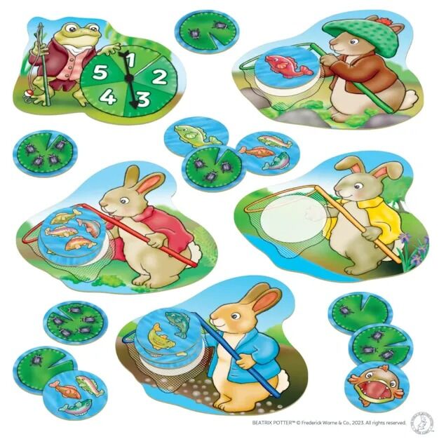 Orchard Toys Game - Peter Rabbit Fish & Count