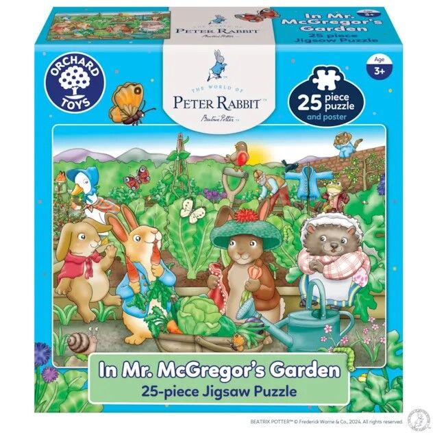 Orchard Toys Jigsaw Puzzle - Peter Rabbit In Mr. McGregor's Garden 50pc