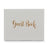 Rose Gold Guest Book