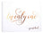 Rose Gold 'Twenty One' Birthday Guest Book