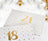 Sweet Heart Gold Text Guest Book - 21st