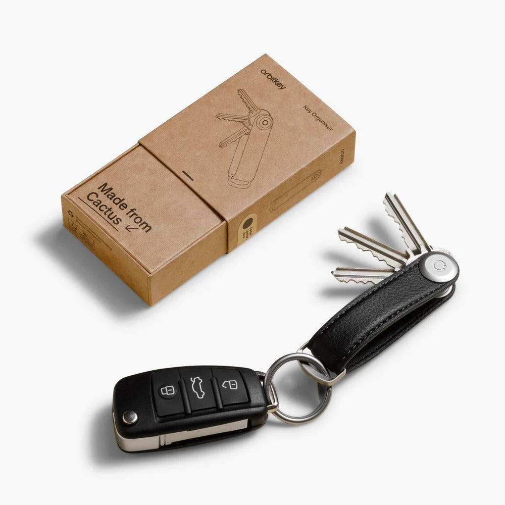 Orbitkey 2.0 Cactus Leather - Black