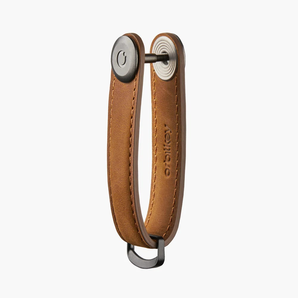 Orbitkey 2.0 Crazy Horse Leather - Chestnut Brown