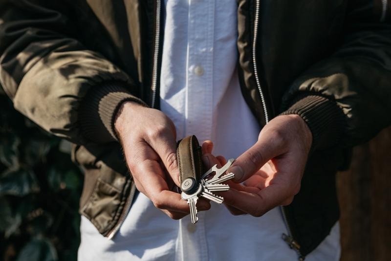 Orbitkey 2.0 Crazy Horse Leather - Oak Brown