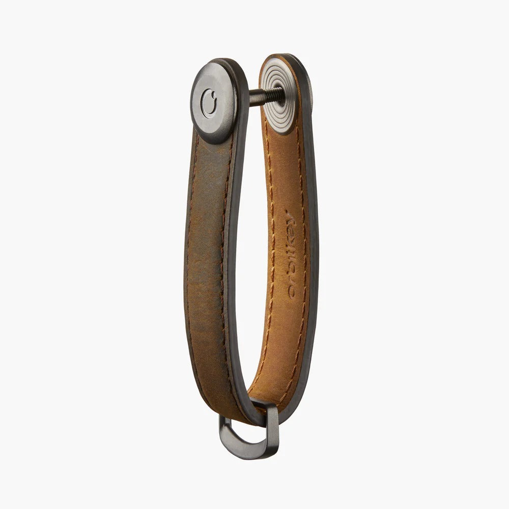 Orbitkey 2.0 Crazy Horse Leather - Oak Brown