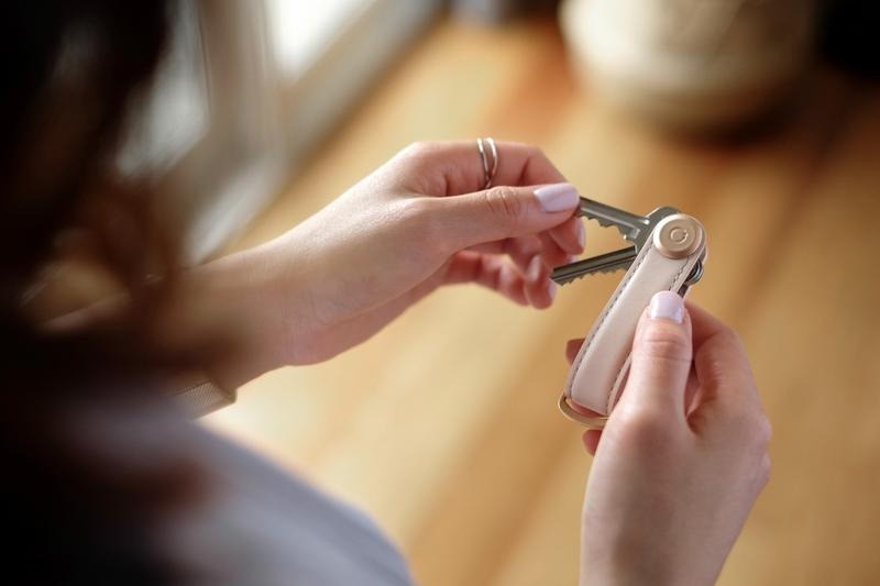 Orbitkey 2.0 Leather - Blush