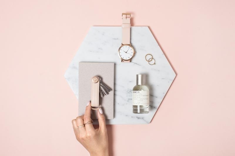 Orbitkey 2.0 Leather - Blush