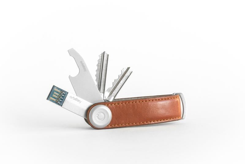 Orbitkey 2.0 Leather - Cognac
