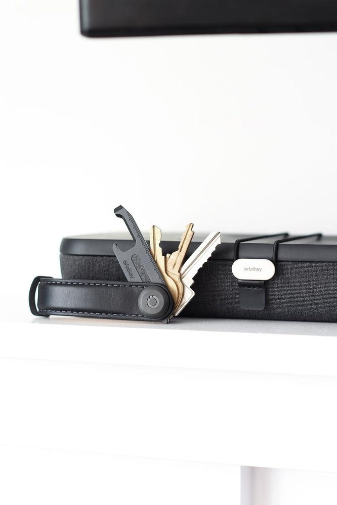 Orbitkey 2.0 Leather - Navy