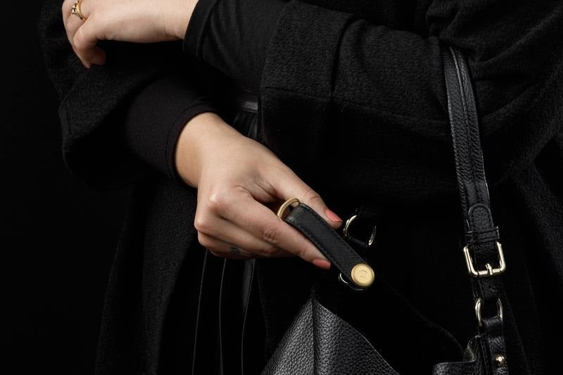 Orbitkey 2.0 Saffiano Leather - Black
