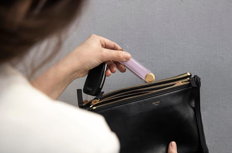 Orbitkey 2.0 Saffiano Leather - Lilac