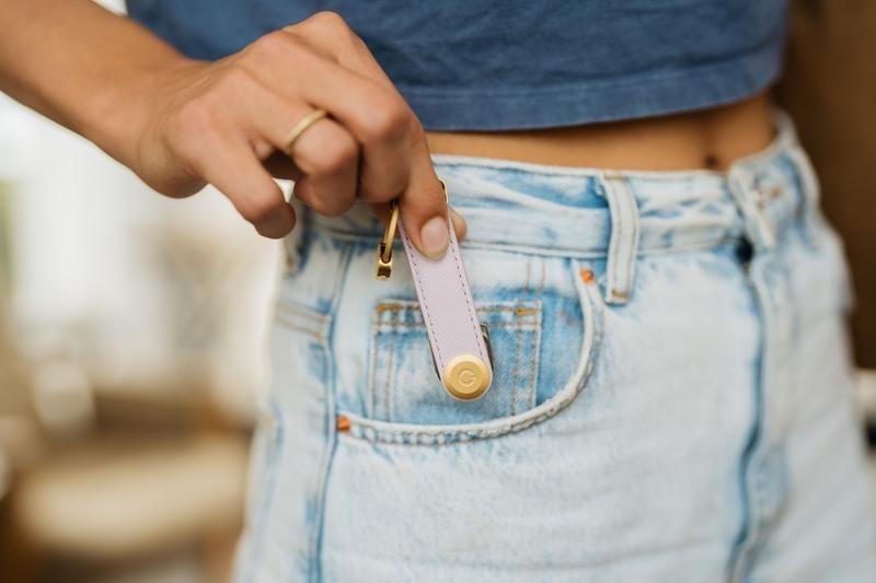 Orbitkey 2.0 Saffiano Leather - Lilac