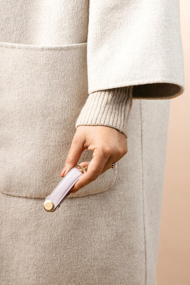 Orbitkey 2.0 Saffiano Leather - Lilac