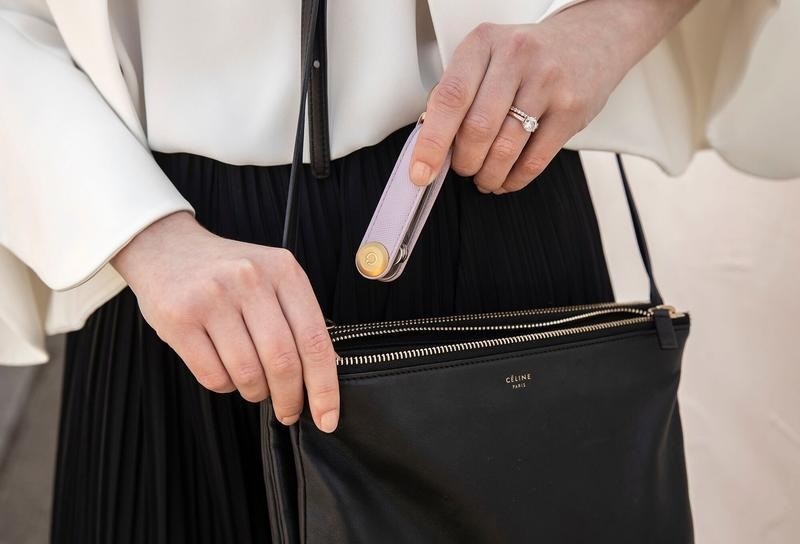 Orbitkey 2.0 Saffiano Leather - Lilac