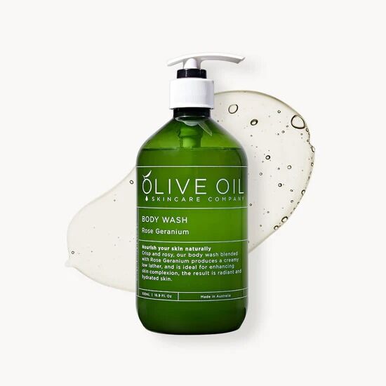 Olive Oil Skin Care Company Body Wash 500ml - Rose Geranium