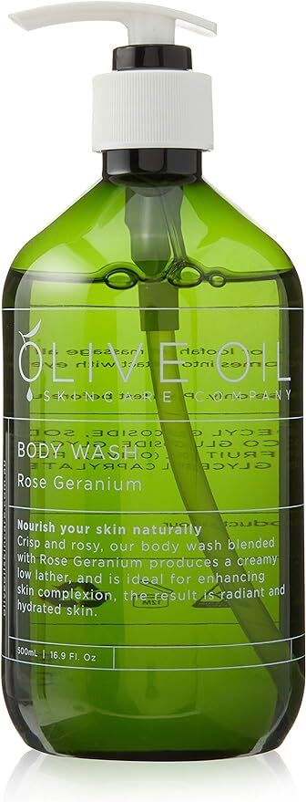 Olive Oil Skin Care Company Body Wash 500ml - Rose Geranium