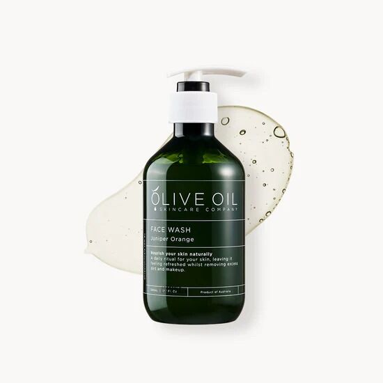 Olive Oil Skin Care Company Face Wash 300ml - Juniper Orange