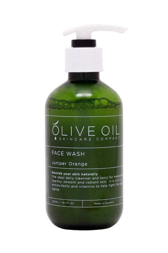 Olive Oil Skin Care Company Face Wash 300ml - Juniper Orange